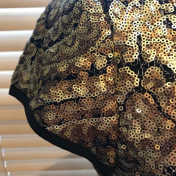 Sequined lined dress in medium - Picture 3 of 4